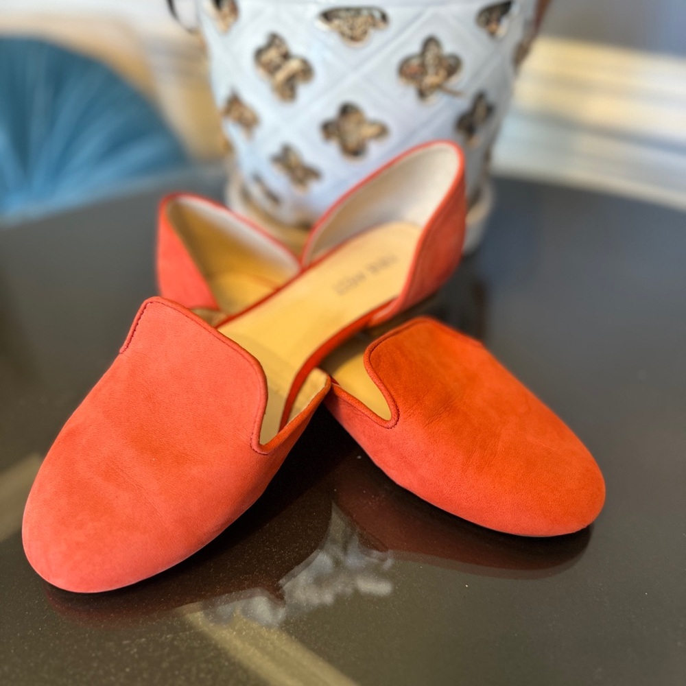 Nine West Lily Rose flats burnt orange 6.5 flats 🍁 🍁